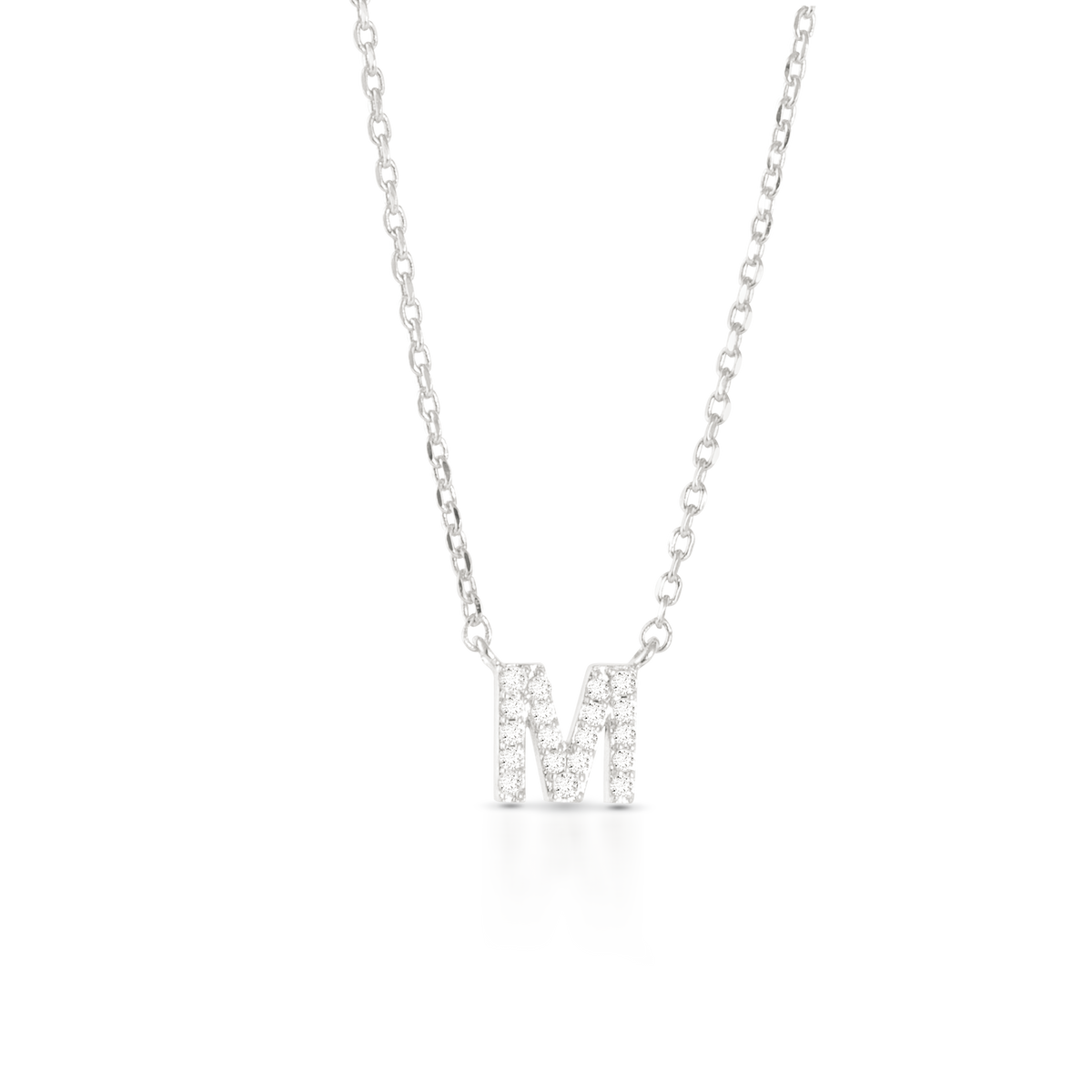 Amanda Blu CZ Initial Necklaces | 18 Letters