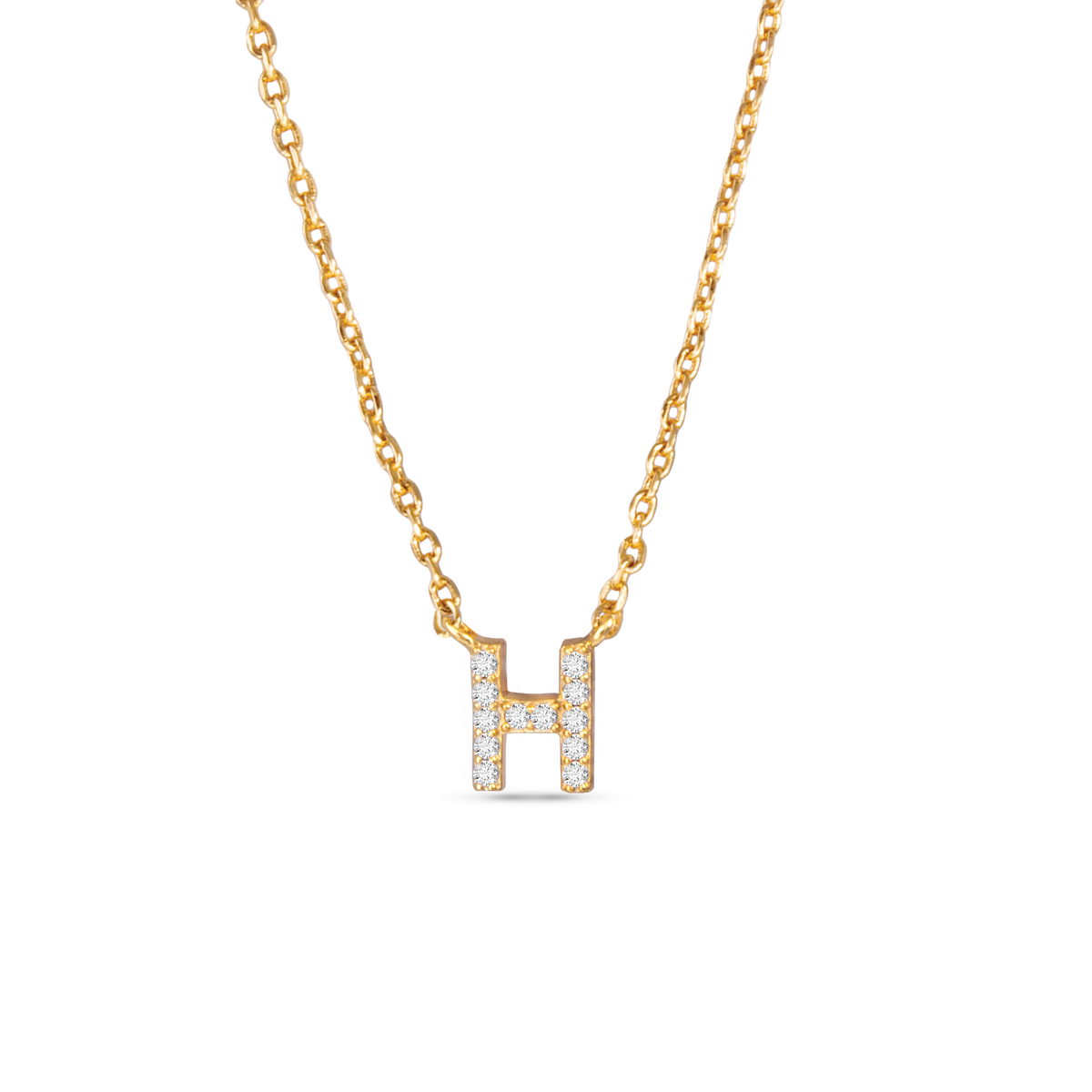 Amanda Blu CZ Initial Necklaces | 18 Letters