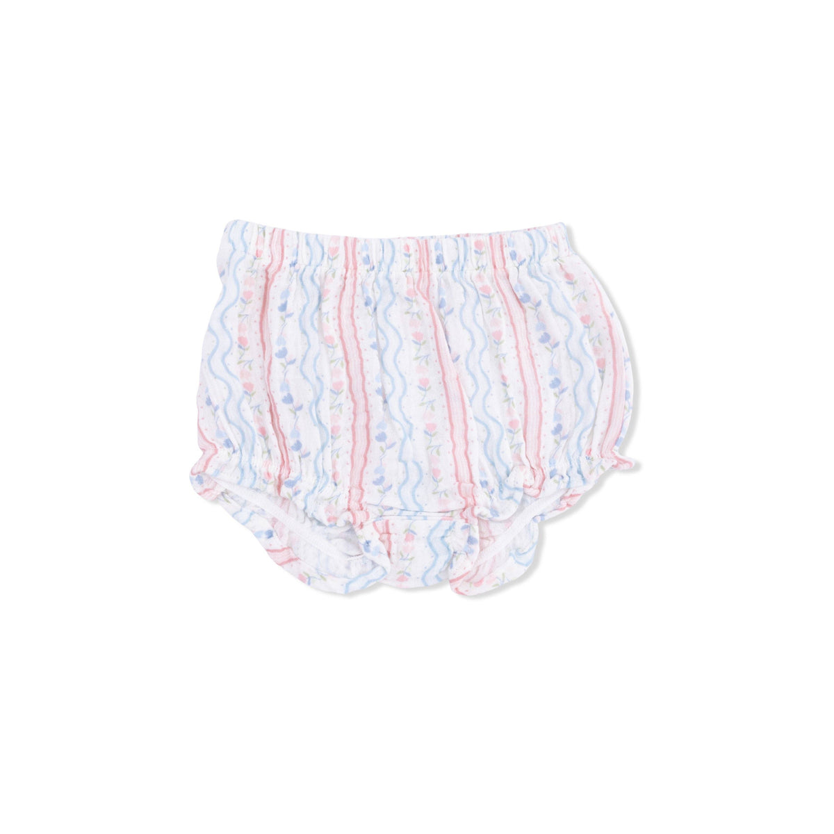 Tulip Stripe - Scallop Back Top with Bloomer