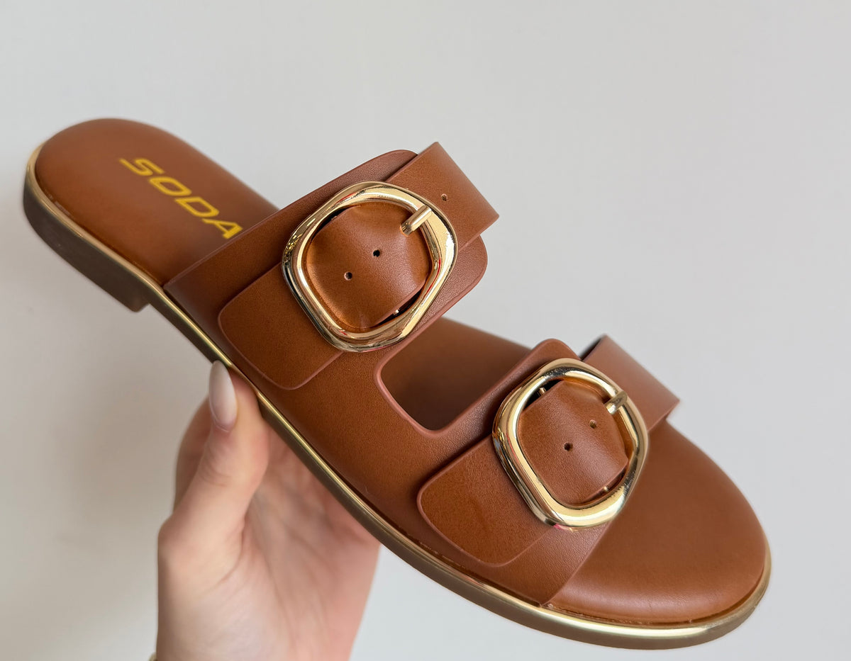 Soda Arina Tan Sandal