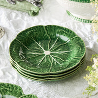 Le Jardin Cabbage 3-D Salad Plate 9in