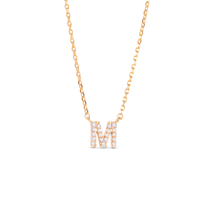 Amanda Blu CZ Initial Necklaces | 18 Letters