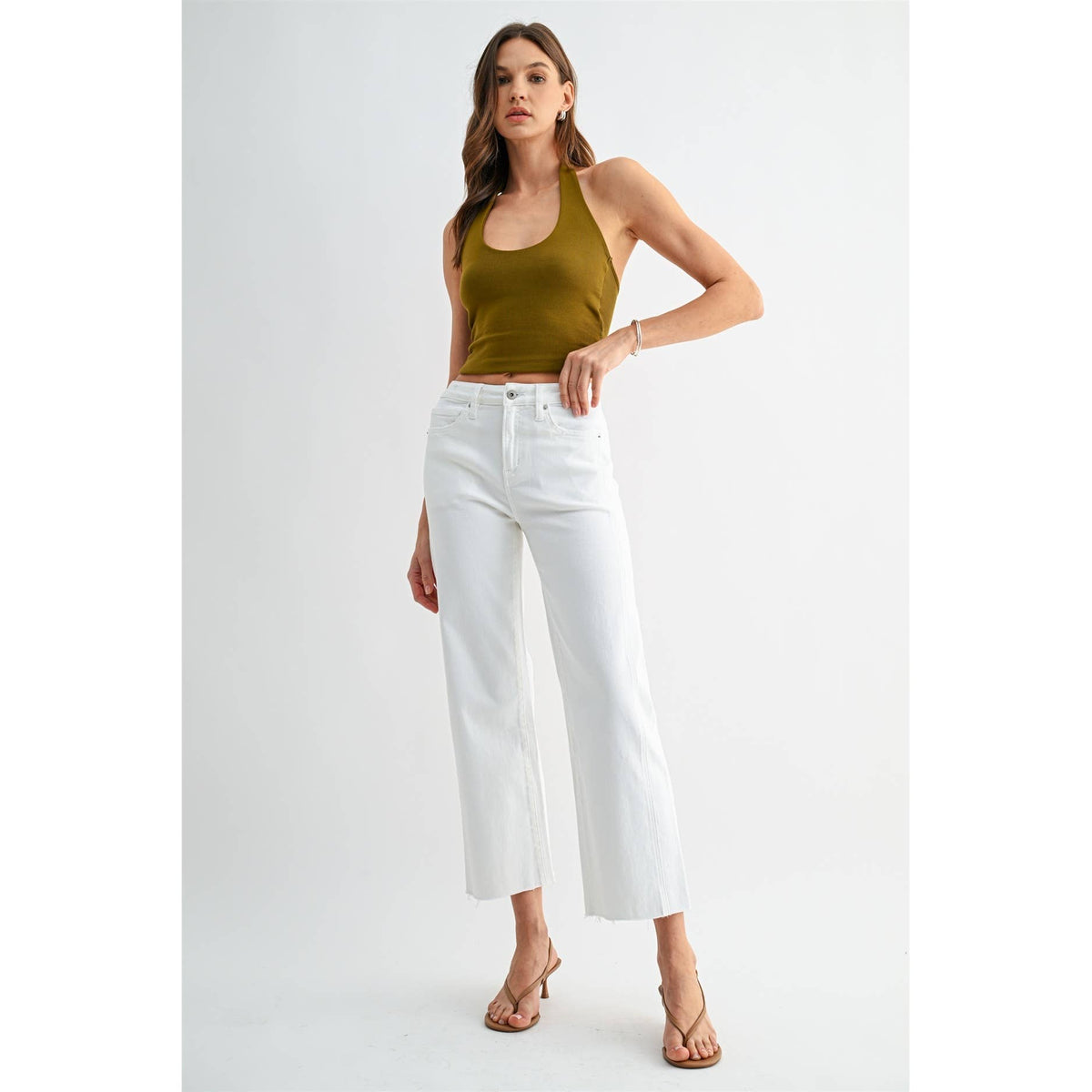 HIGH-RISE STRAIGHT TUMMY TUCK ANKLE LOOSE FIT