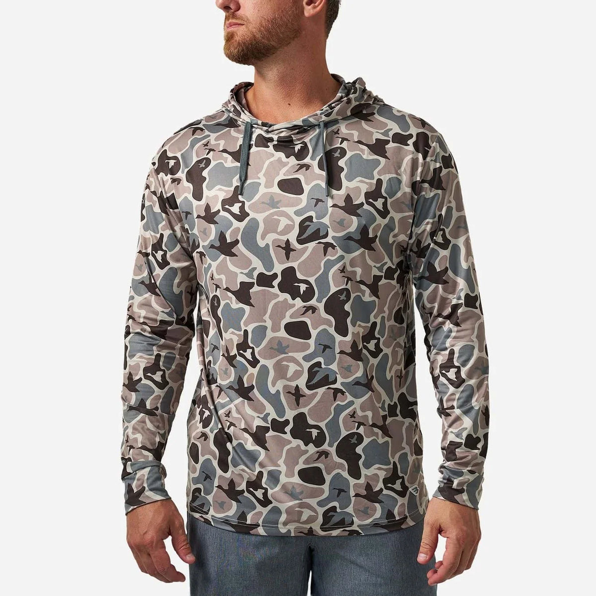 Burlebo-PERFORMANCE HOODIE-MALLARD MAYHEM CAMO