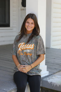 Mad Hatter-JESUS KNOWS I'M TRYING T-SHIRT