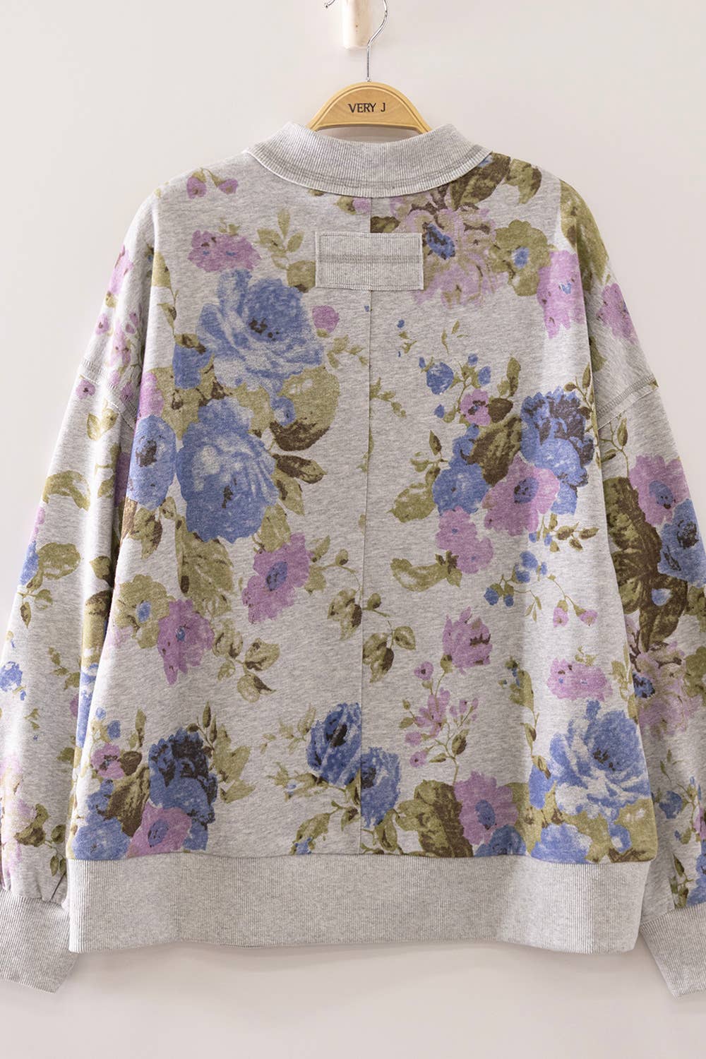 Floral Print Sweatshirt