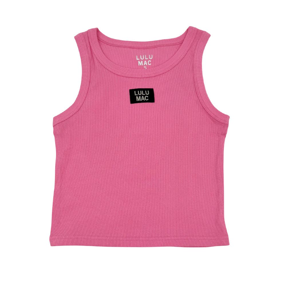 LULU MAC TANK KIDS BUBBLEGUM