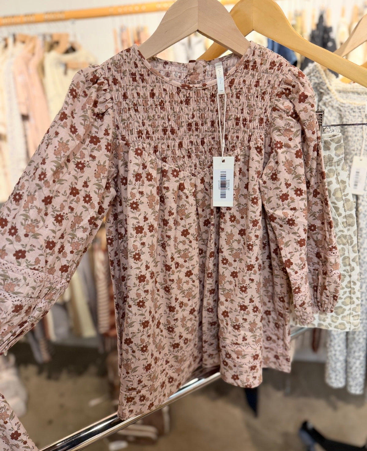 Rylee +Cru Selene Dress Pink Floral