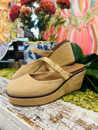Corkys Me Time- Camel Faux Suede