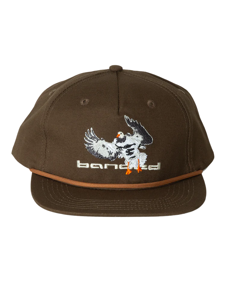 Banded Goat Rope Hat