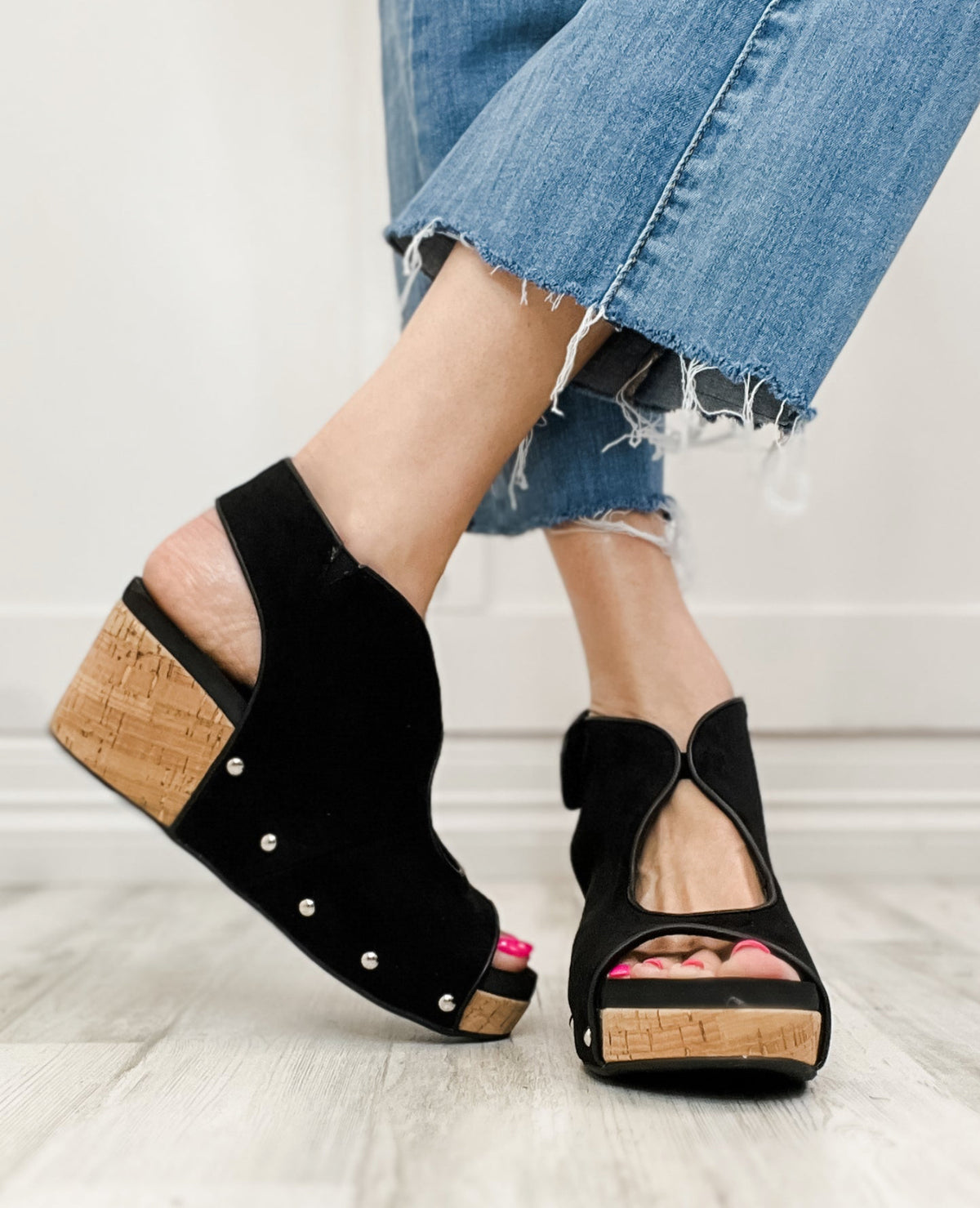 Corky's Black Frisky Sandals