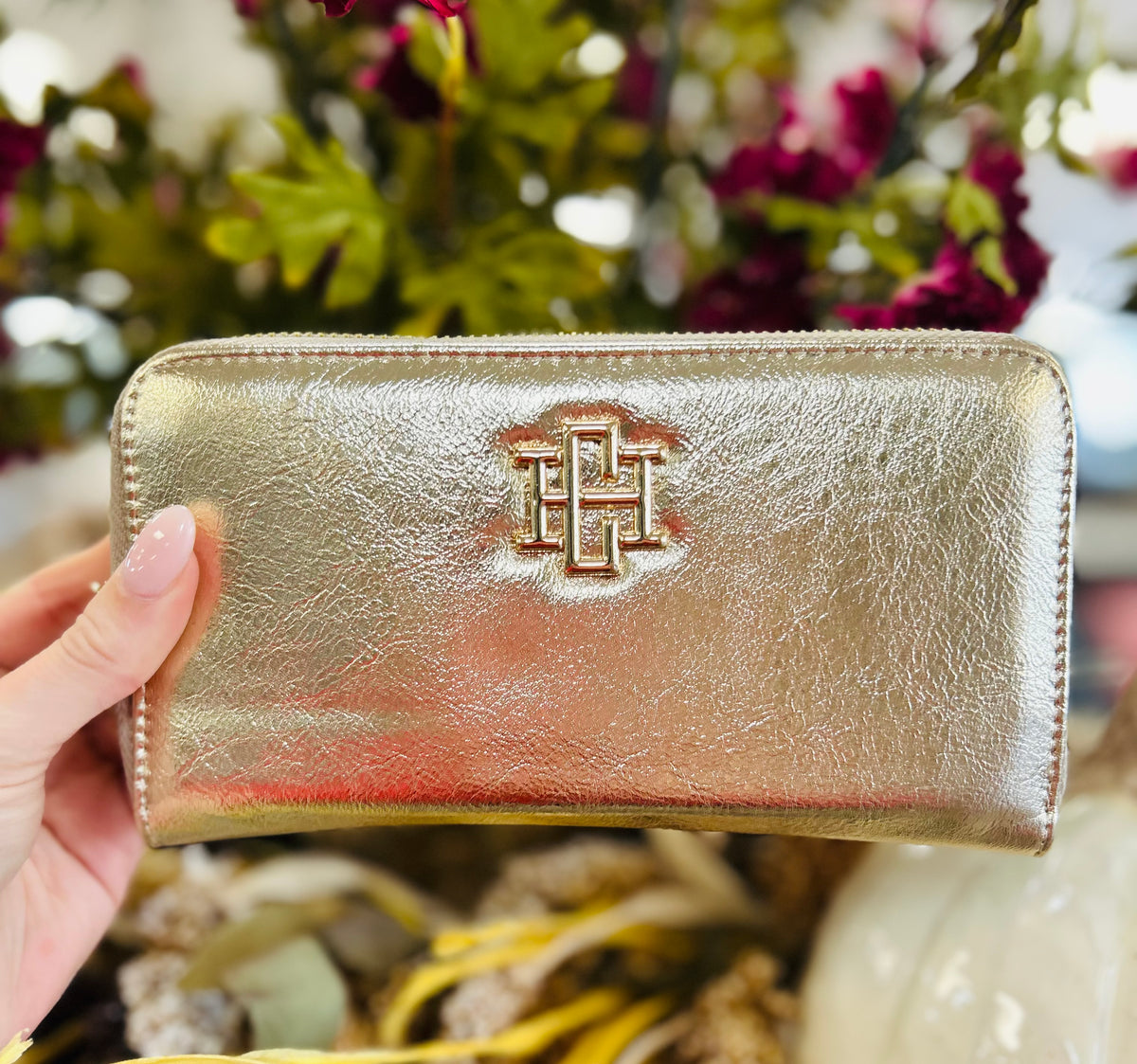 Caroline Hill Penelope Wallet D Gold