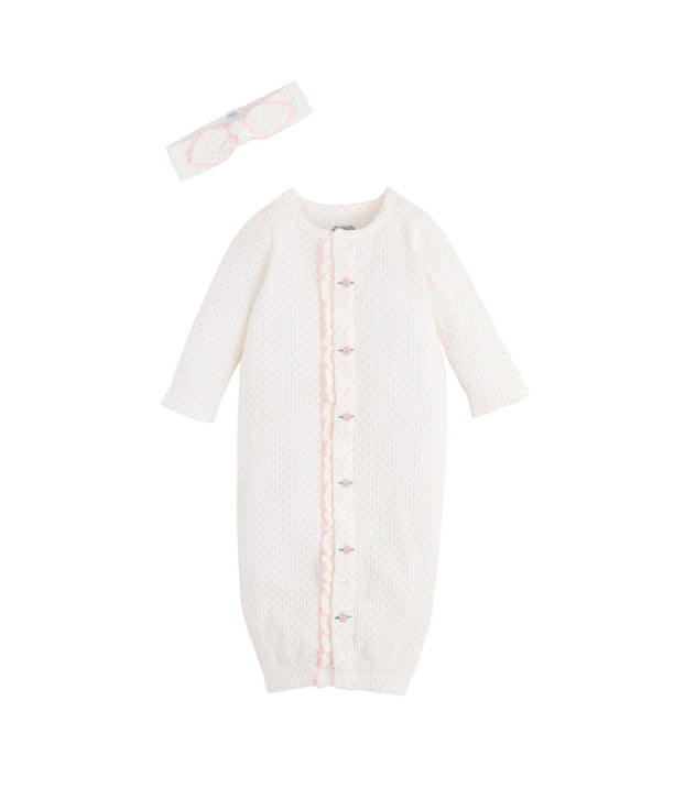 MUD PIE ROSETTE DOT TAKE-ME-HOME SET