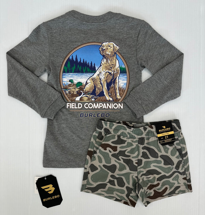 Burlebo - Youth LS T-shirt - FIELD COMPANION