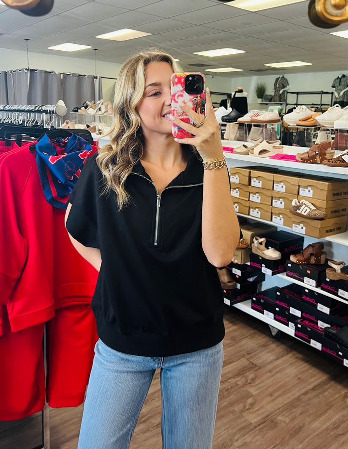 Luxeknit Relaxed Half-Zip Pullover