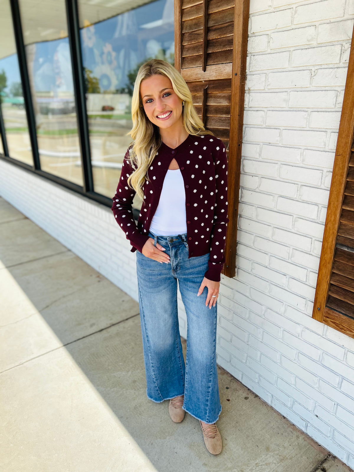 Polka Dot Cardigan