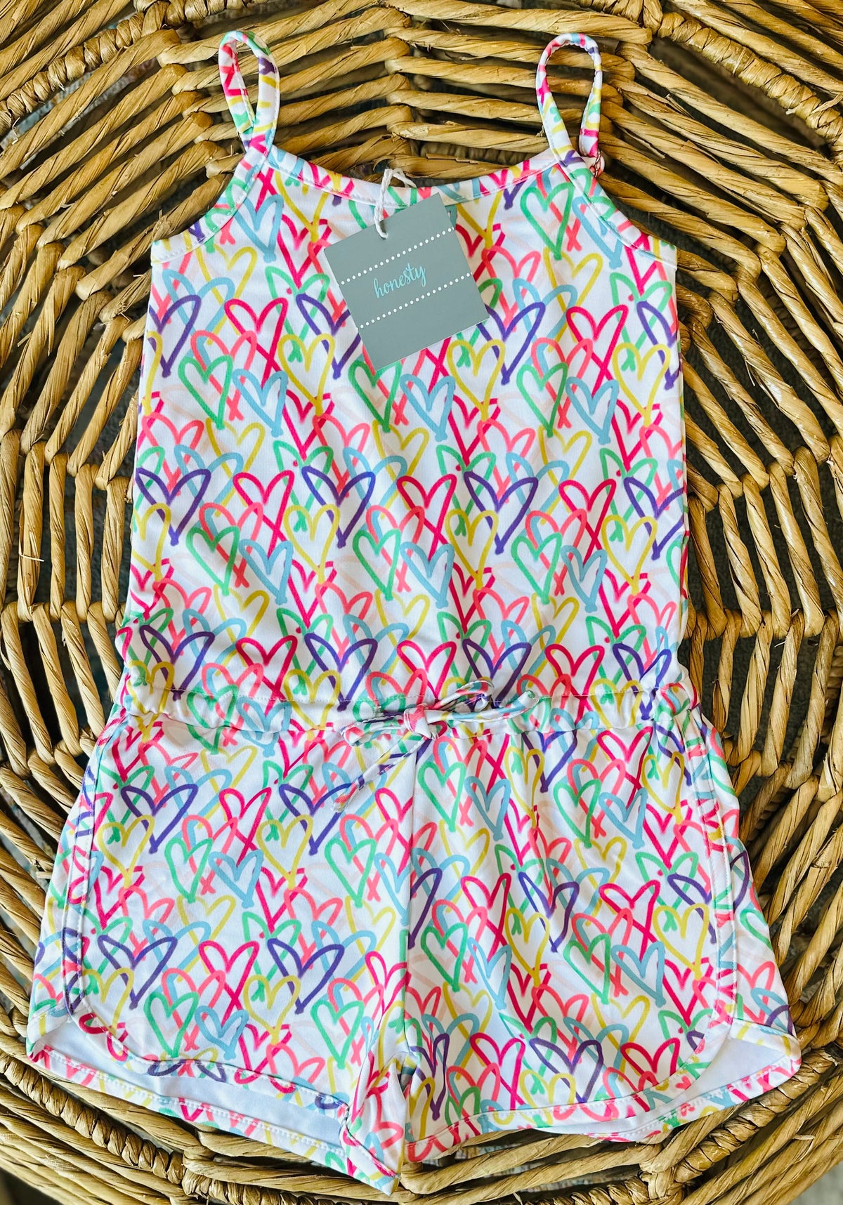 Honesty Multi Heart Romper