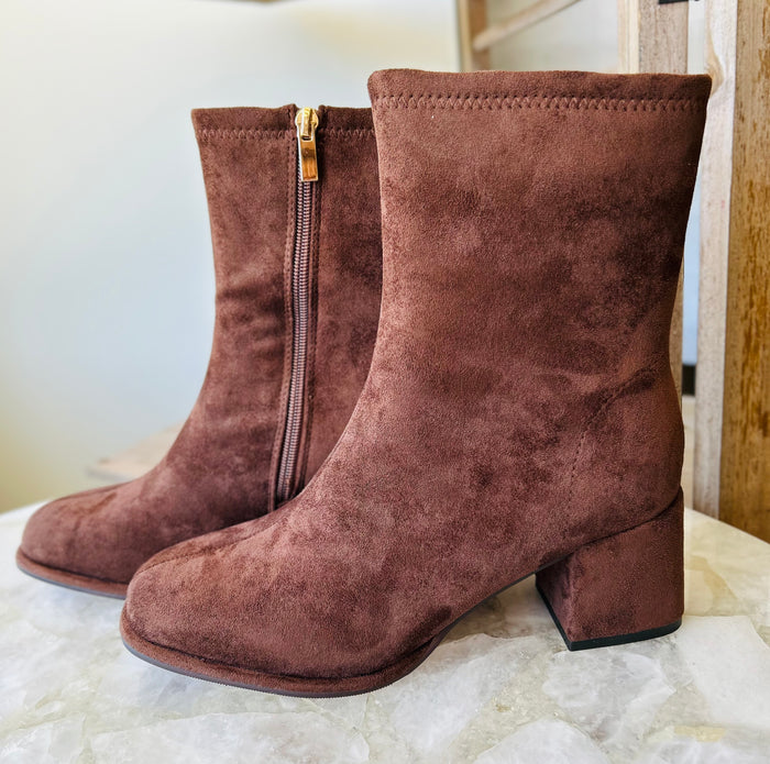 Jolene Brown Suede Boot