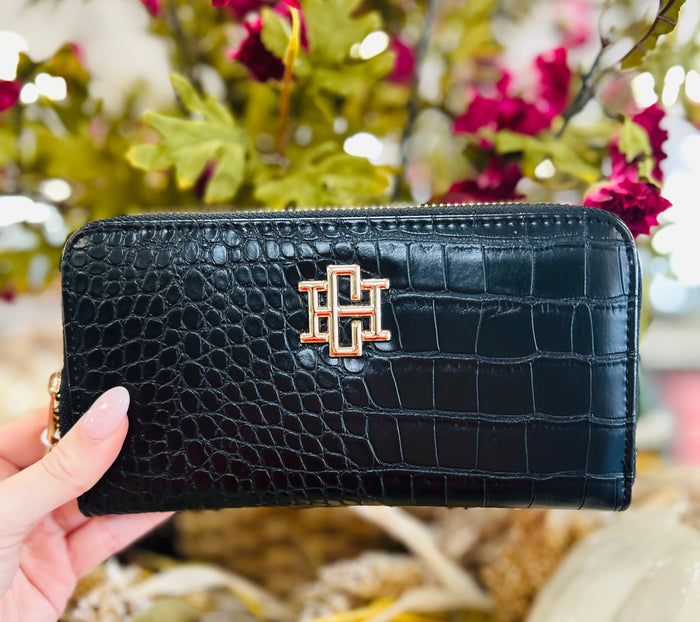 Caroline Hill Penelope Wallet Black EC