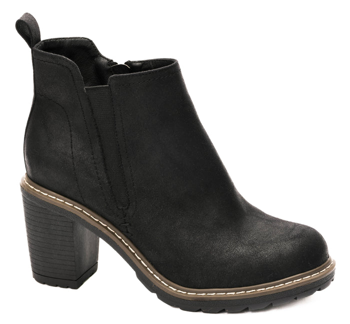 Corkys Bootie Bite Me Black Oil Pu