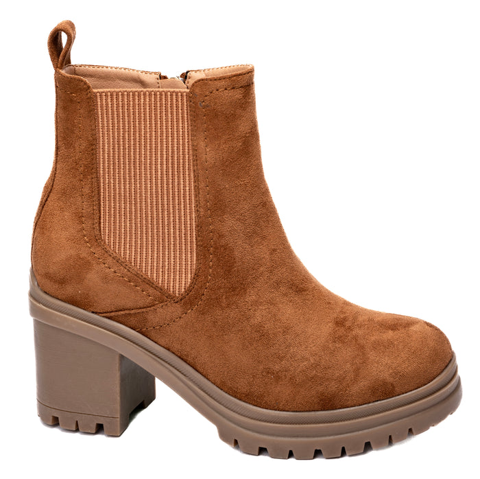 Corkys Trust Issues Tobacco Faux Suede Boots