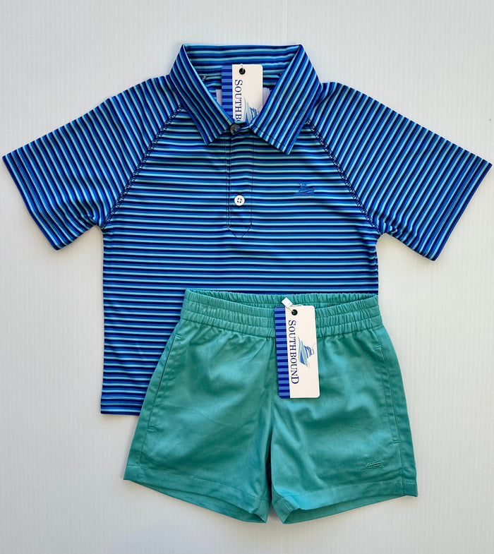 Southbound Regatta Combo Stripe Polo