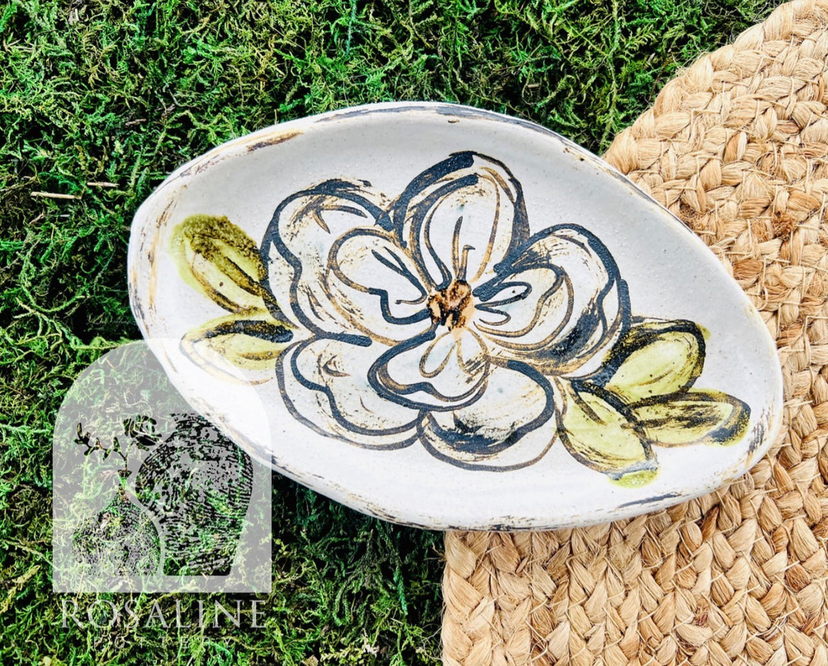 Rosaline Pottery Magnolia Dish