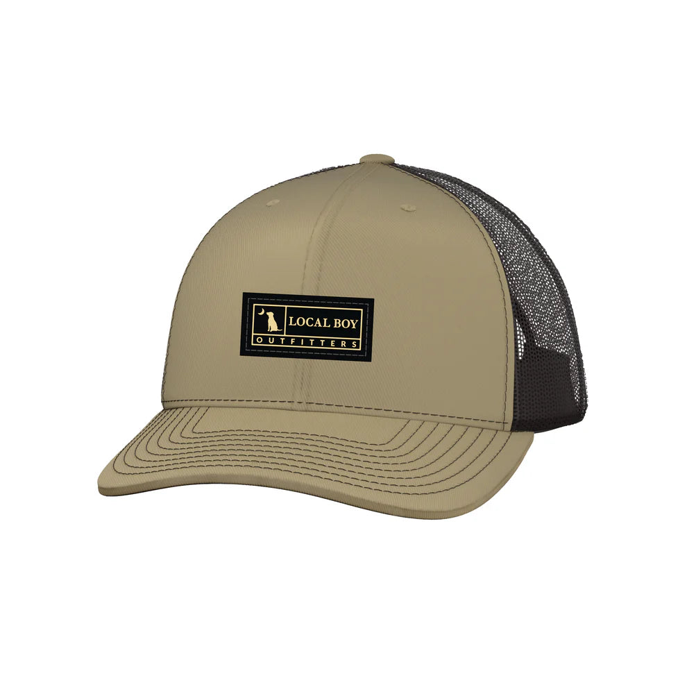 Local Boy - Khaki Woven Label
