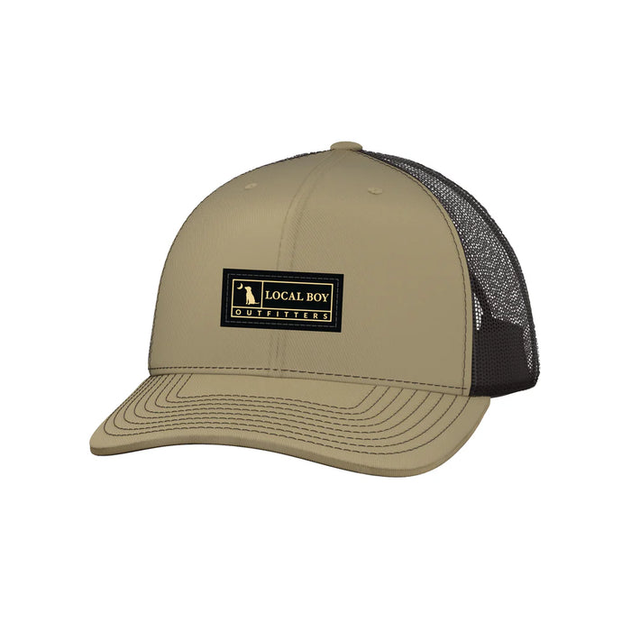 Local Boy - Khaki Woven Label