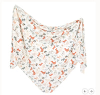 Copper Pearl Knit Swaddle Blanket