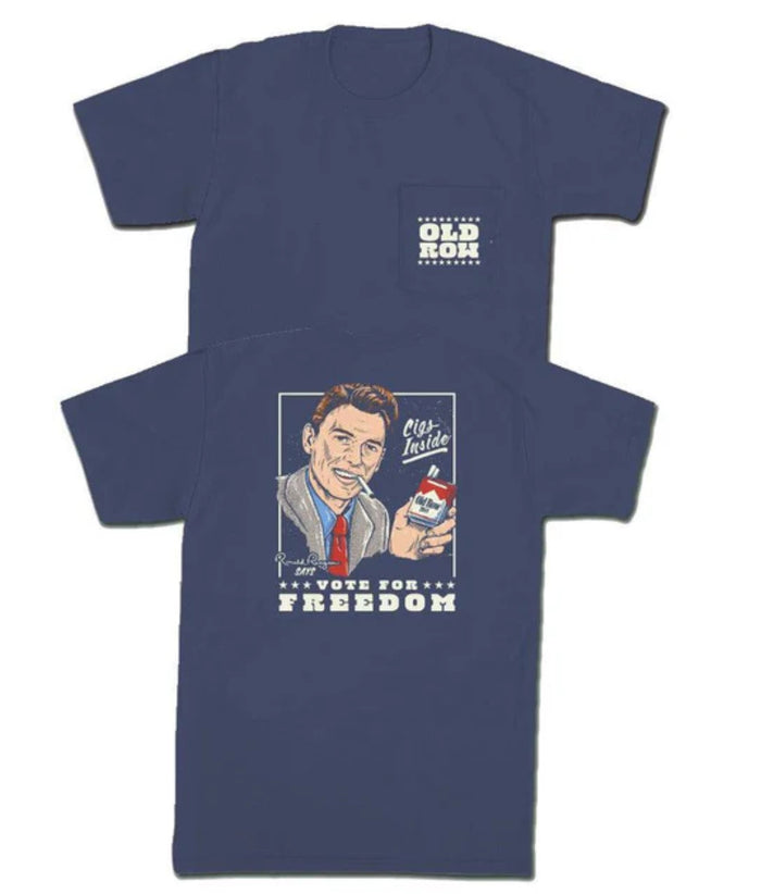 Old Row CIGS INSIDE REAGAN 2.0 POCKET TEE