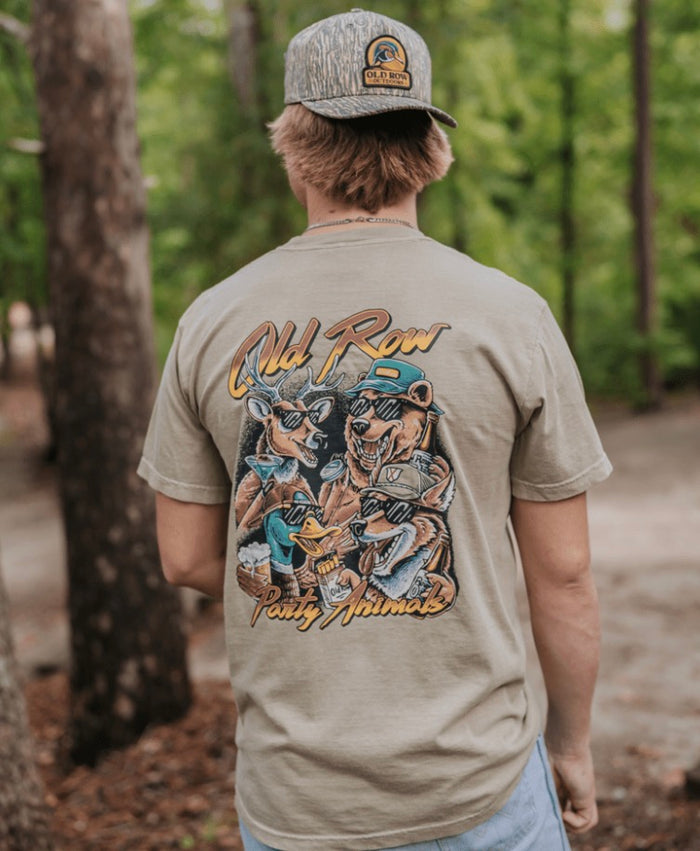 Old Row The Party Animals Pocket Tee
