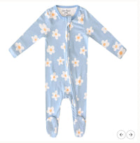 Copper Pearl Zip Footie 0-3m
