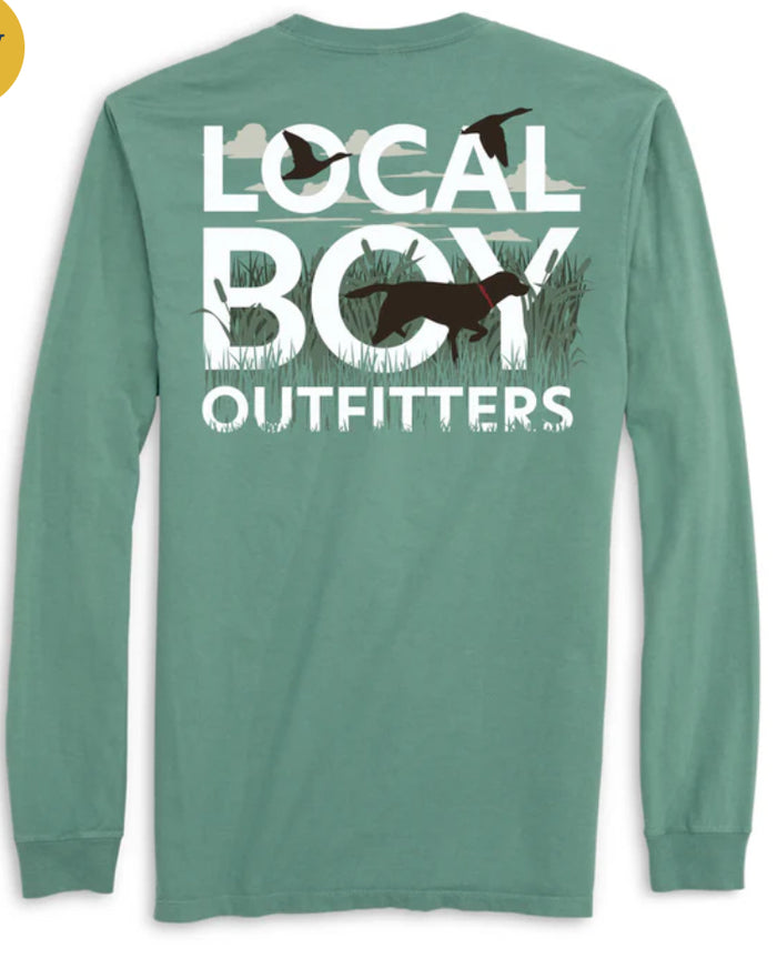 Local Boy - Text and Tail LS Tee