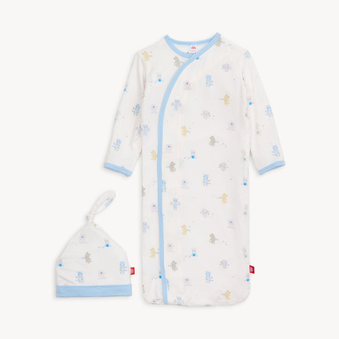 Magnetic Me Blue Baby Beats Modal Gown + Hat
