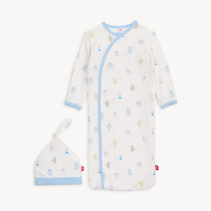 Magnetic Me Blue Baby Beats Modal Gown + Hat