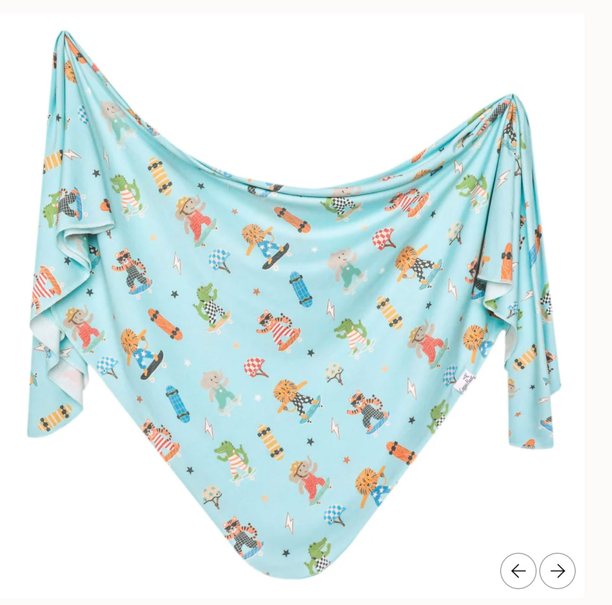 Copper Pearl Knit Swaddle Blanket