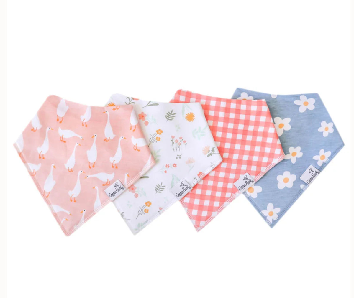 Copper Pearl Baby Bandana Bibs