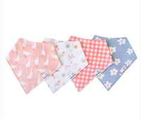 Copper Pearl Baby Bandana Bibs