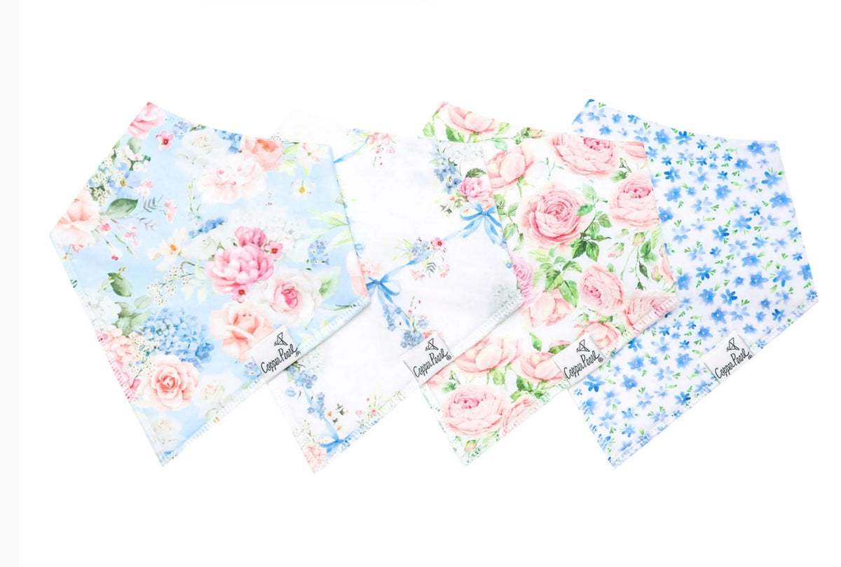 Copper Pearl Baby Bandana Bibs
