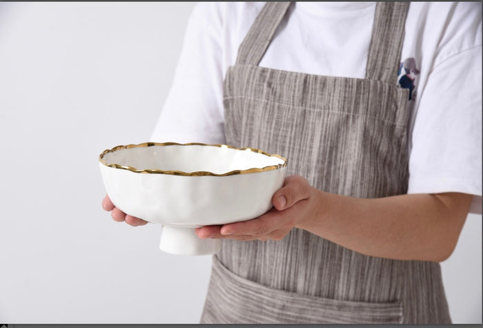 Pampa Bay Small Footed Bowl in Portofino