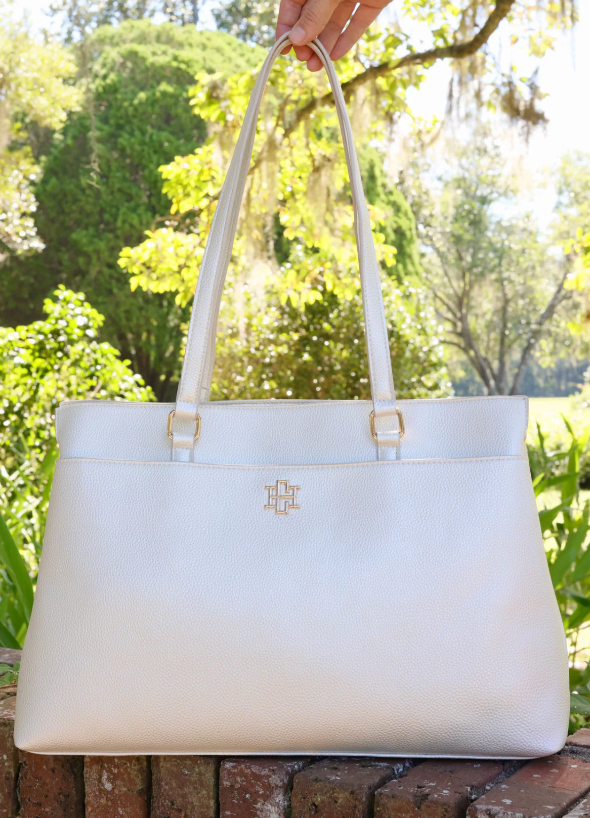 Caroline Hill Lexi Versatile Tote Pearl