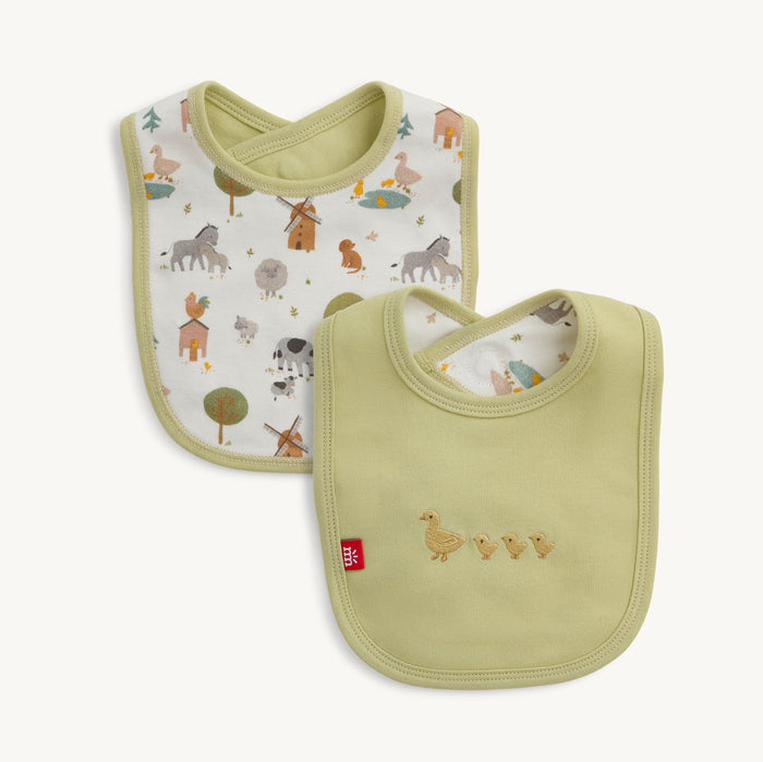 Magnetic Me Funny Farm Organic Cotton Rbib W/ Emb