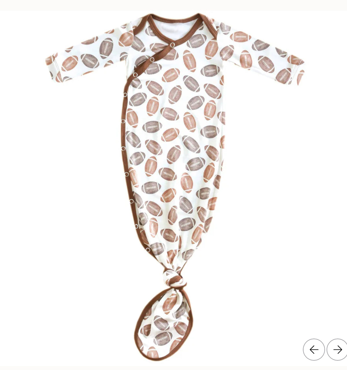 Copper Pearl Knotted Gown