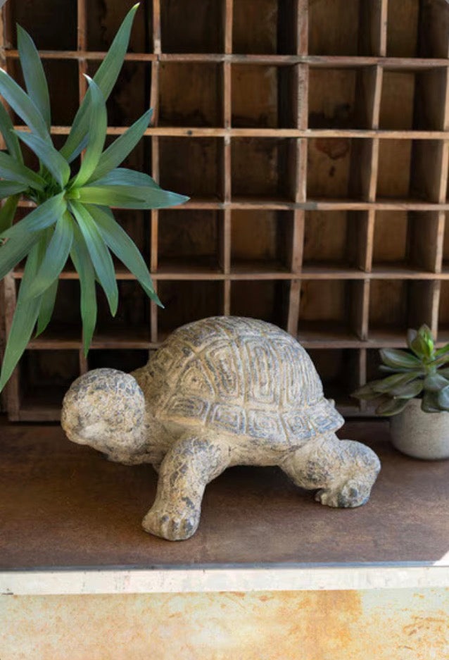 Faux Concrete Turtle