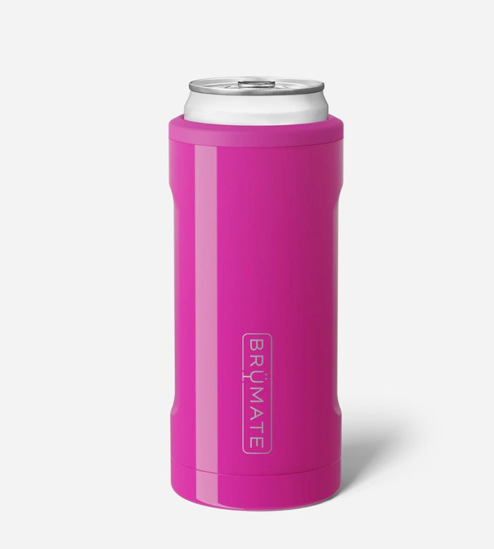 BruMate Hopsulator Slim Magenta | 12oz Slim Cans