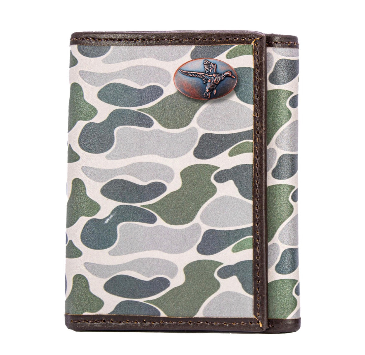 Zep-Pro TRIFOLD OLD SCHOOL CAMO LEATHER WALLET