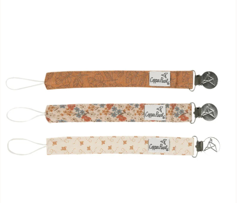 Copper Pearl Binky Clips