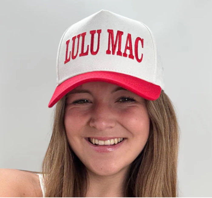 LULU MAC CAP RED