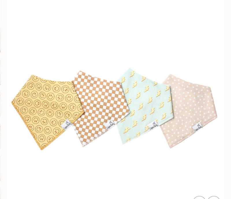 Copper Pearl Baby Bandana Bibs